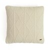 Cable Moss Natural Cushion Cover 16X16  Inches