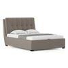 Bornholm Upholstered Storage Bed In Hydraulic (Bed Size : Queen, Colour : Shitake Beige)