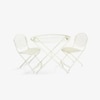 Patio Off White Folding Chair