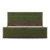 Rio Engineered Wood King Size Hydraulic Storage Bed In Moss Green