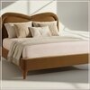 Elaris Curve Comfort Queen Size Bed in velvet With Engineer Wood Frame & Hydraulic Storage