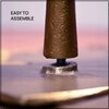 Cosmo Aluminium Side Table in Gold Colour