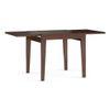 Murphy 4-To-6 Extendable - Dalla 6 Seater Dining Table Set (Colour- Beige, Finish- Dark Walnut)
