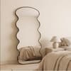 The Artment Black Meander Unbreakable Floor Mirror For Home (170 X 70 CM)