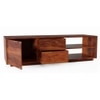 Orion Solid Wood TV Unit in Teak Finish