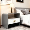 Driftline Wood Side Table in Grey Colour