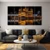 The Castle Decor Golden Temple Wall Art Painting Design 1