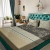 Multicolor Floral 180 TC Fitted 1 King  Bedsheet with 2 Pillow Covers