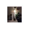 Elementary Beige Jute Floor Lamp with Beige Jute Base