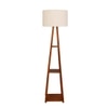 Theoren Beige Jute Shade Floor Lamp