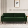 Reiti Velvet 3 Seater Sofa in Green Colour