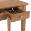 Malabar Solid Wood Study Table in Amber Walnut Finish