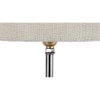 Eliot White Natural Fiber Shade Table Lamp with Natural Wooden Base