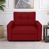 Barato  Pull Out Sofa cum Bed  in Maroon Colour