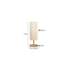 Brianna Wood Table lamp with Bamboo Shade