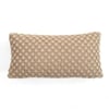 Popcorn Knit Linen Cotton Cushion Cover  12X20  Inches