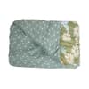 Green Foral Comfoter Reversible Cotton Feel 350 Gsm Single Bed 240 X 160 Cms