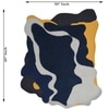 Midnight Flow Wool Rectangle Carpets Hand Tufted in Multicolour Colour
