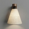 Terzo Brown Solid Wood Wall Lights