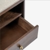 Ukti Bedside Table in Walnut Finish
