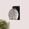 Devansh Solid Wood Electric Wall Light in Brown Colour with Multi Shade Count of 1 Light