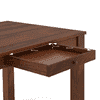 Arlo Teak Wood 6 Seater Storage Dining Table Finish - Teak with Tessa Dining Chair Set