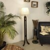 Damien Beige Jute Floor Lamp with Beige Jute Base