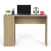 Bluewud Radisso Mini Engineered Wood Studytable In European Oak Finish