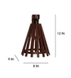 Funnel Brown Solid Wood Wall Lights
