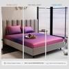 Stoa Paris 300TC UltrSatin King Bedsheet Set Satin King Pink Indigo