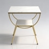 Metal Side Table in Gold Colour