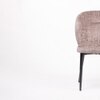 Cotton Fabric Dining Chair in Pink Colour