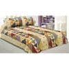 Zakaria Multicolor Abstract 150 TC Cotton Double Size Bedsheet with 2 Pillow Covers