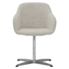 Scandinavian Hedi Dining Chair Chrome Finish