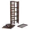Rhodes Solid Wood Bookshelf in Mahogany Finish