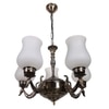 Devansh Dual Black Metal  Wallmounted Lamp With Beige Jute  Shade