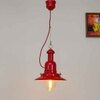 Sailor Red Metal Single Hanging Pendant  Light