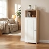 Lofty Medium Wardrobe with Striped Design for Compact Bedroom Storage