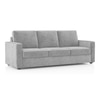 Apollo Compact 3 Seater Fabric Sofa in Granite Weave Colour
