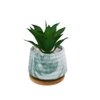 White 1 Pieces Succulent Artificial Plant With Pot