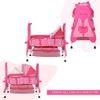 Bella Baloo Stainless Steel Baby Cradle with Mosquito Net Pineapple & Heart