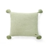 Moss Knit Pistachio Green Cushion Cover  16X16 Inches