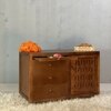 D'Dass Copper Sheesham and Mdf  Wall Hanging Wooden Temple For Pooja