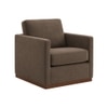 Bobby Boucle Fabric Lounge Chair in Brown Colour