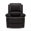 Lebowski One Seater Recliner in Cocoa Brown Leatherette