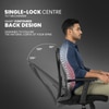 Kepler Brooks Crest MB Office Desk Chair in Black Colour