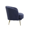 CITIUM Fabric Accent Chair in Blue Colour