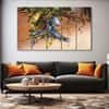 The Castle Decor Krishna Flute Wall Art Set of 5 27x48 Inch (Style 2)
