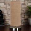 Beige Jute table lamp with Steel Base -8