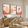The Castle Decor Boho Abstract Botanical Wall Art Set of 3 Design 11 11x17 Inch